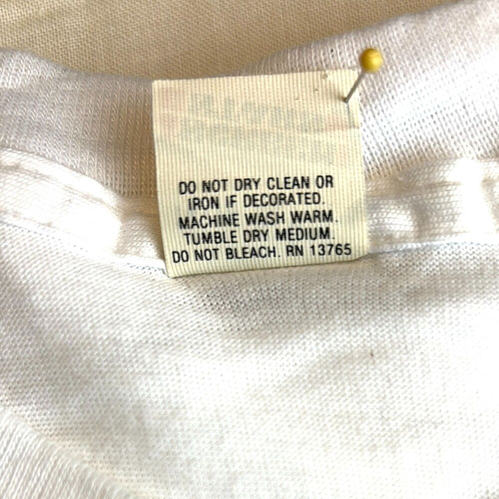 Vintage 1984 Michael Jackson Thriller T-Shirt Youth White Single Stitch USA - Picture 8 of 8